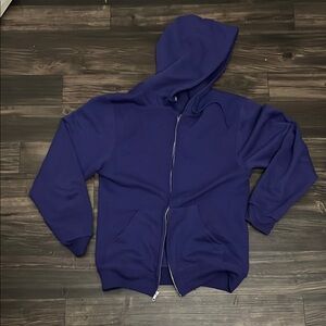 Purple Zip-Up Hoodie